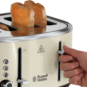 Russell Hobbs Stylevia Cream 4 Slice Toaster